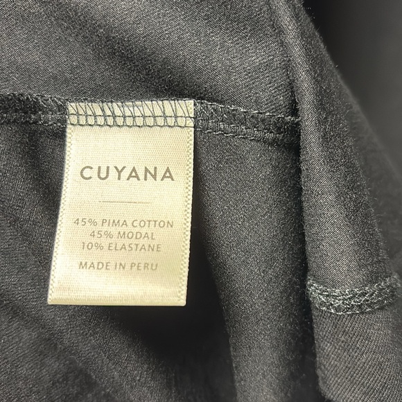 Cuyana Asymmetrical Overlay Dress in Black SzM Peru - Picture 3 of 7